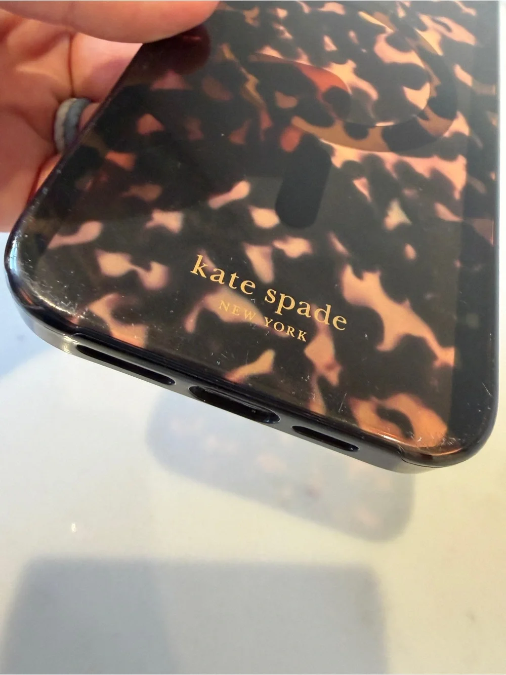 kate spade Tortoiseshell iphone 15 pro max Case